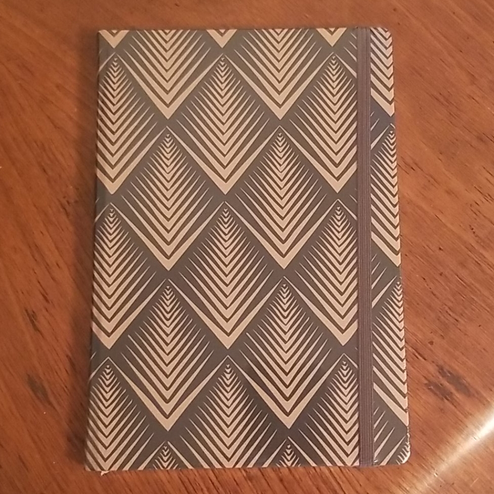 Art Deco Patterned Hardcover Notebook/Journal